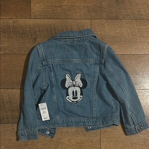 Disney Kids Blue Denim Jacket with Minnie Mouse Design